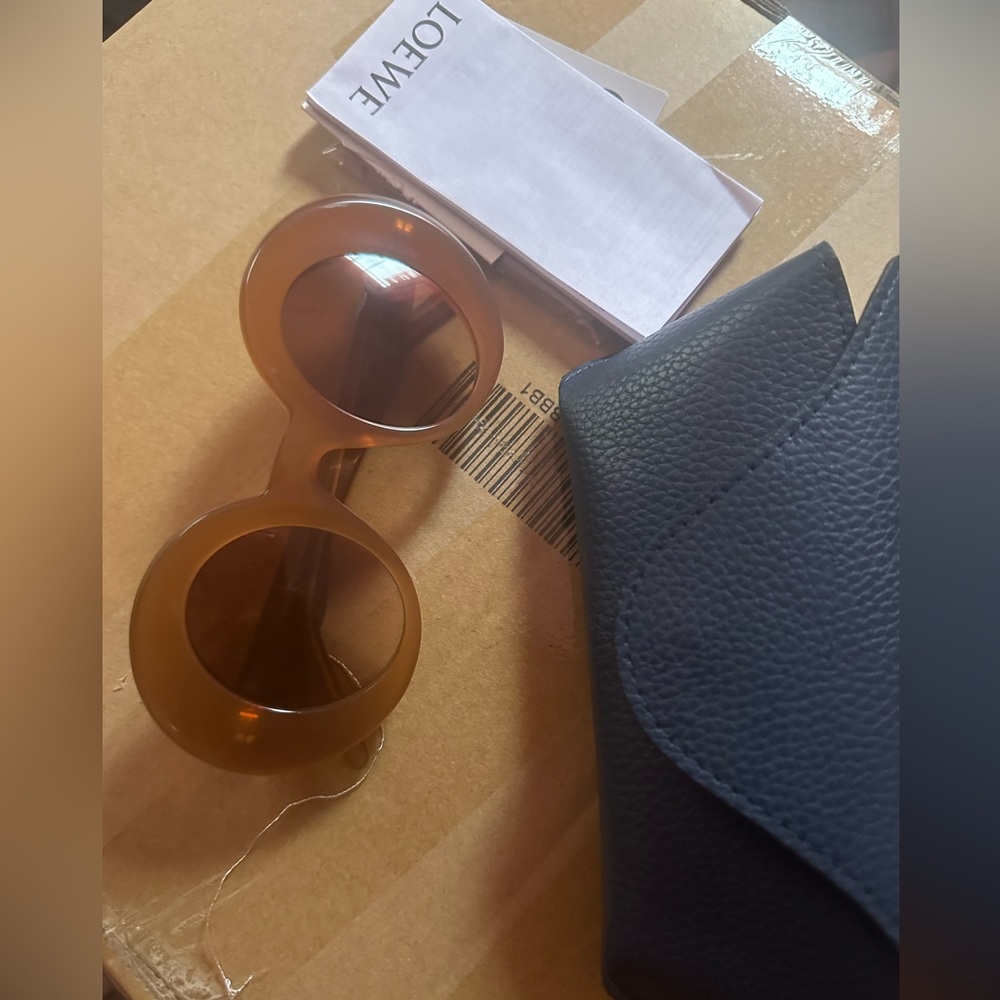 LOEWE oversized round sunglasses